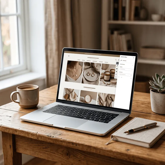Bir butik işletme için web sitesi ve Gralith CMS