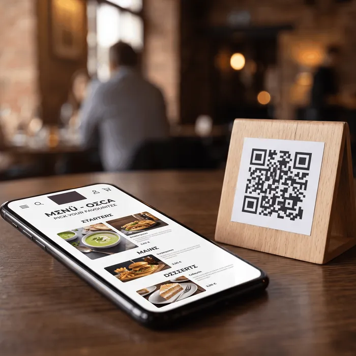 Bir restoran için QR menüye geçiş